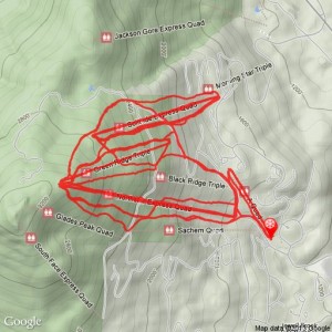 My runs and lift rides at Okemo, in nifty map-track format!