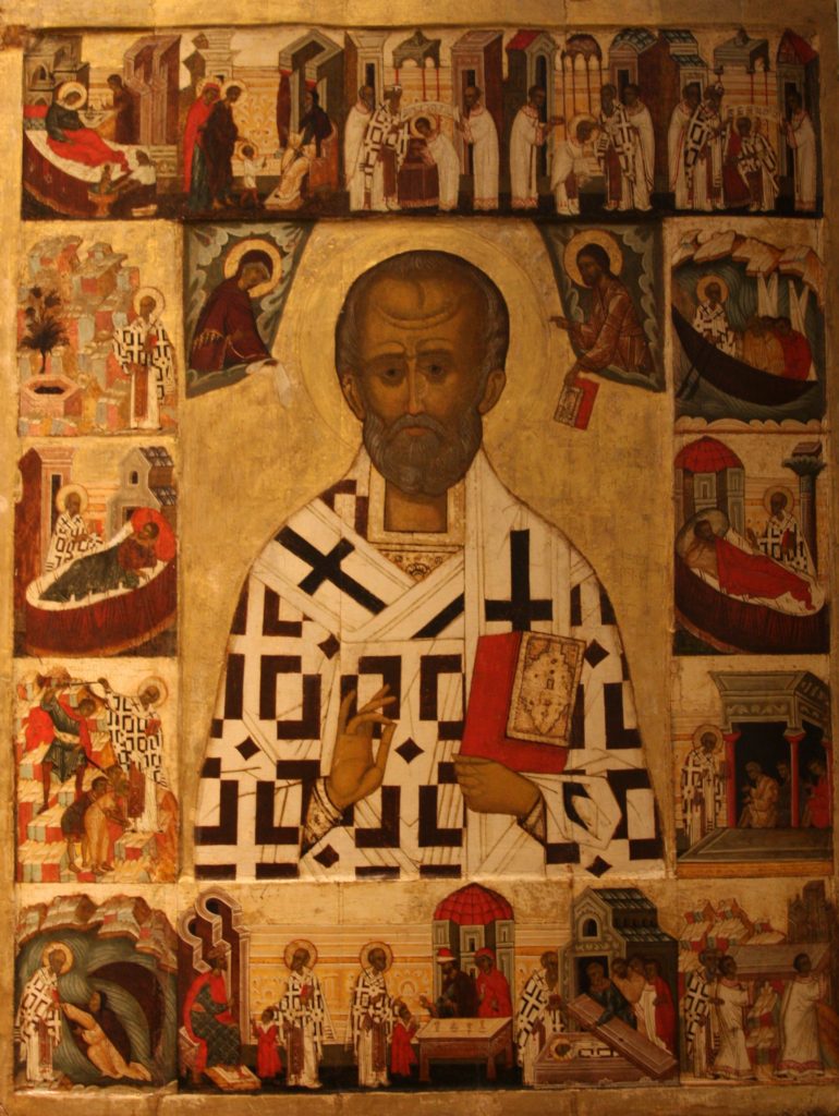 16th century icon of St. Nicholas