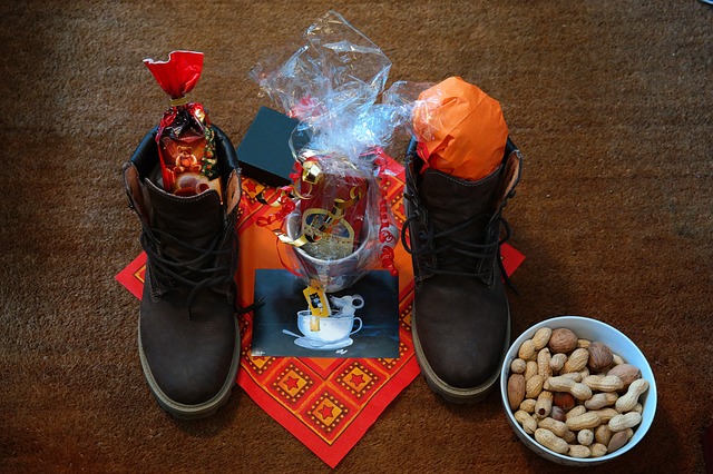 Candy in shoes from St. Nicholas - used via Creative Commons