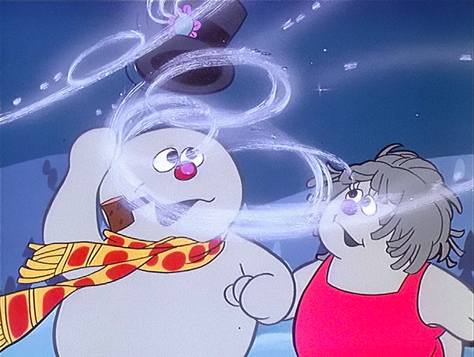 Frosty and Crystal the Snowpeople